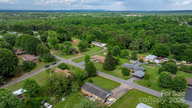 2609 Raintree St, Connelly Springs, NC 28612 - drone / aerial view of a heavily wooded area