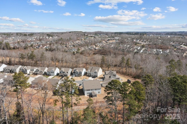 drone / aerial view featuring a residential view