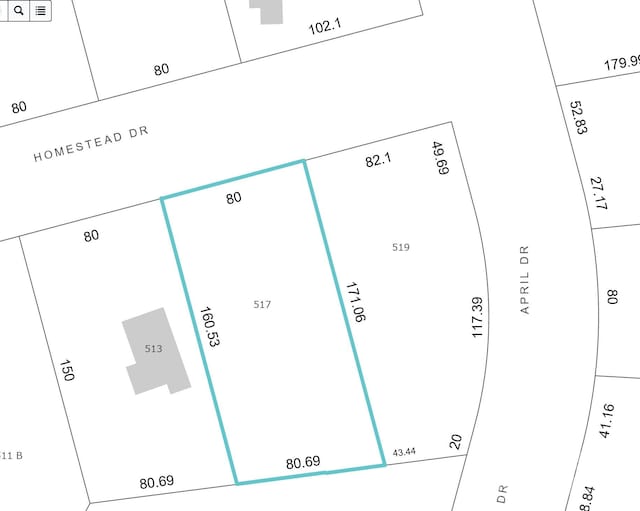 517 Homestead Dr, Gastonia NC, 28056 land for sale