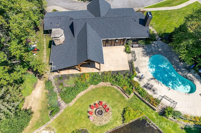 aerial view