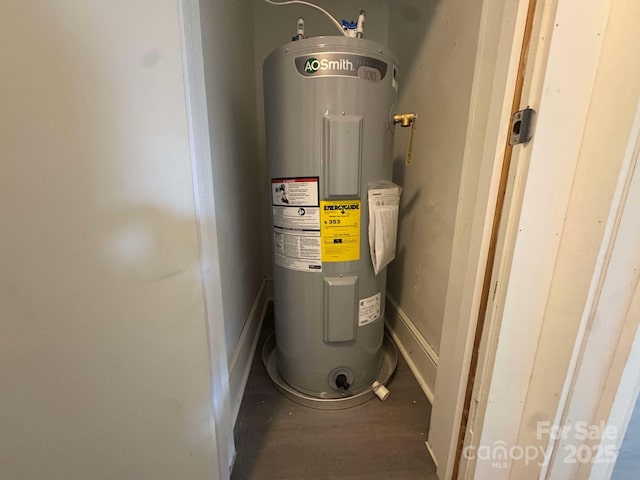 utilities featuring electric water heater