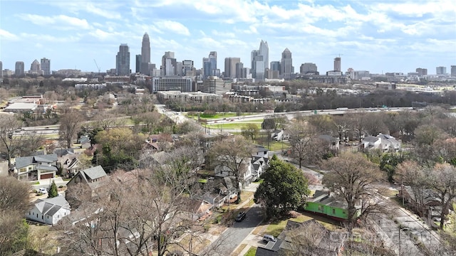 exterior space featuring a view of city