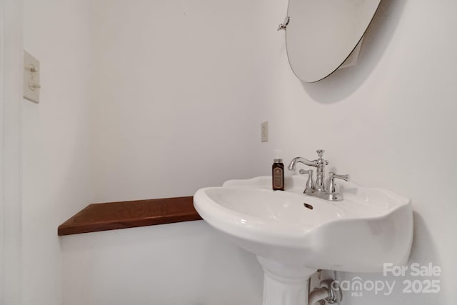 bathroom with a sink