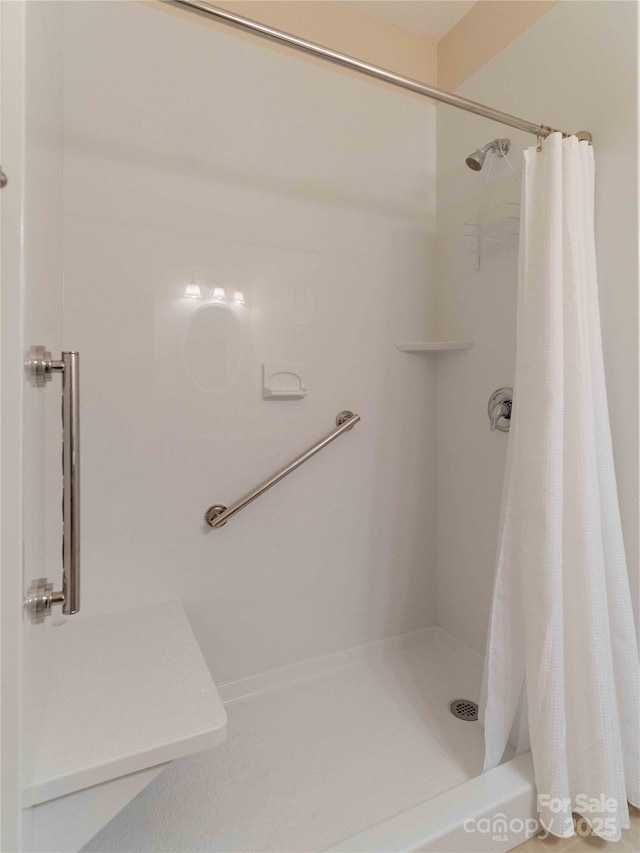 357 Beechnut Dr, Hendersonville, NC 28739 - full bath with a stall shower