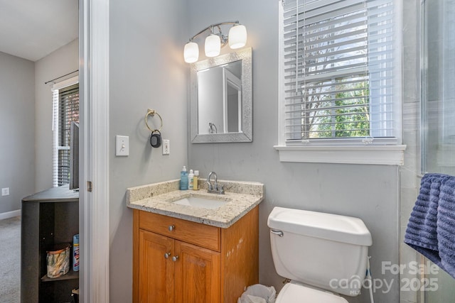12723 Willingdon Rd, Huntersville, NC 28078 - bathroom featuring toilet and vanity