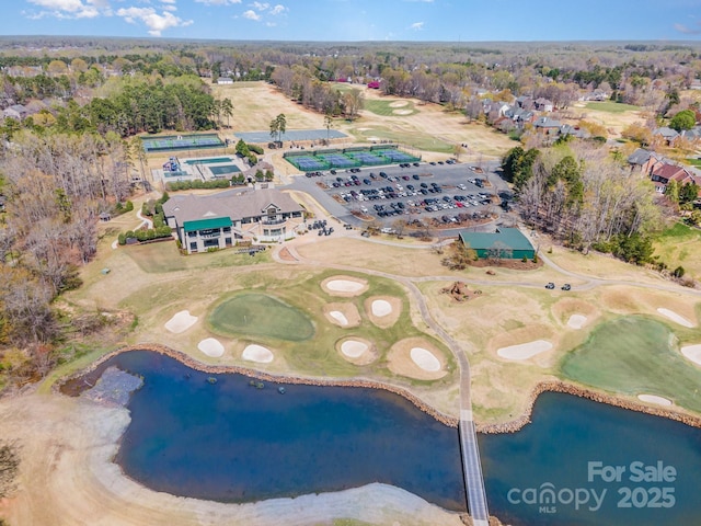 12723 Willingdon Rd, Huntersville, NC 28078 - bird's eye view with a water view
