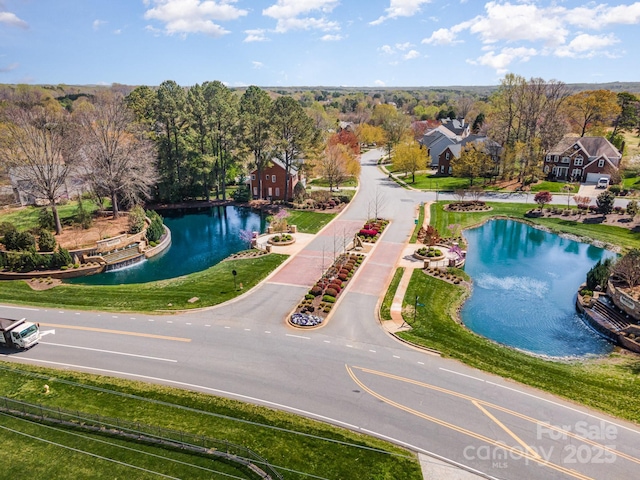 12723 Willingdon Rd, Huntersville, NC 28078 - birds eye view of property with a water view