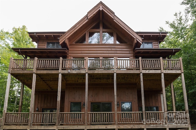 view of rear view of house