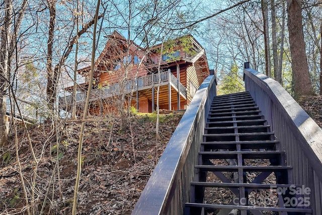 200 Blue Gill Dr, Lake Lure, NC 28746 - view of stairs