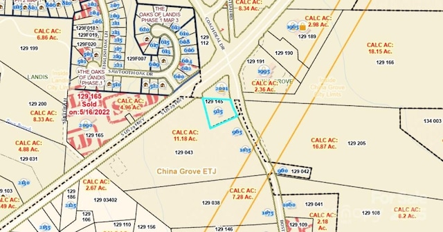 925 Bostian Rd, China Grove NC, 28023 land for sale