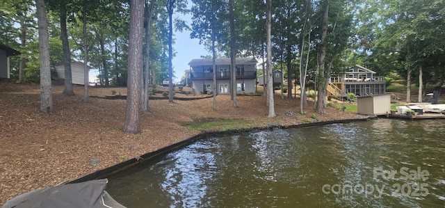 604 Fairway Shores Rd, Mount Gilead, NC 27306 - dock featuring a water view