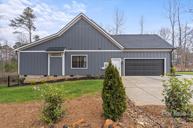 exterior space featuring driveway and fence