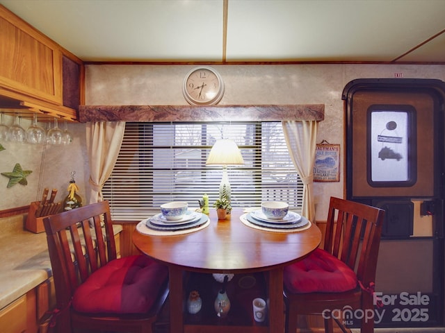 view of dining area