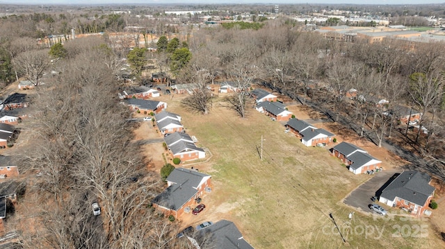 bird's eye view featuring a residential view