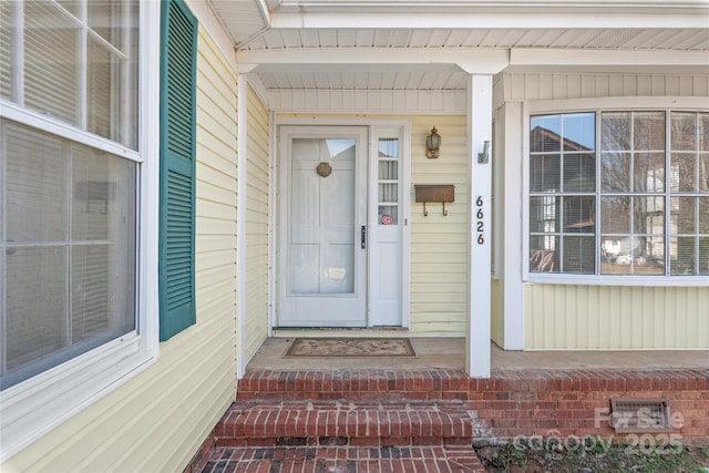 view of property entrance