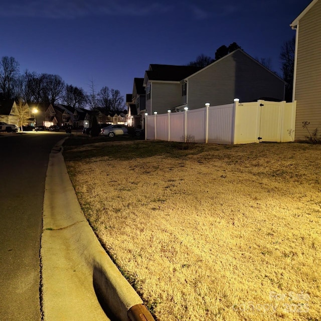1301 Waylon Ave, Gastonia, NC 28054 - view of yard with fence and a residential view