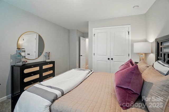 9843 Quercus Ln, Huntersville, NC 28078 - bedroom featuring a closet and baseboards