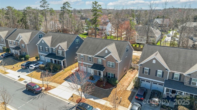 drone / aerial view featuring a residential view