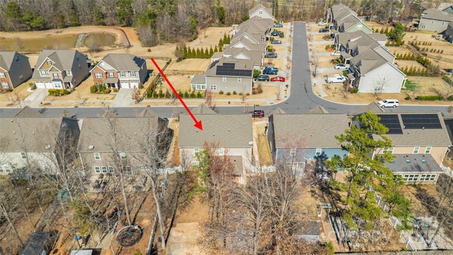 birds eye view of property featuring a residential view