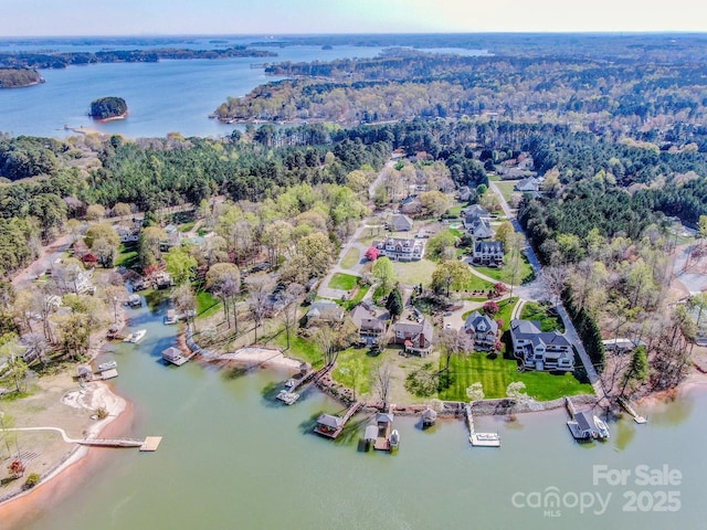4907 White Oak Ln, Denver, NC 28037 - aerial view of property's location with a large body of water and nearby suburban area
