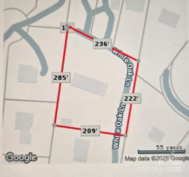 4907 White Oak Ln, Denver, NC 28037 - map / location of property area