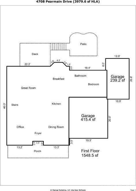 4708 Pearmain Dr, Waxhaw, NC 28173 - view of property floor plan