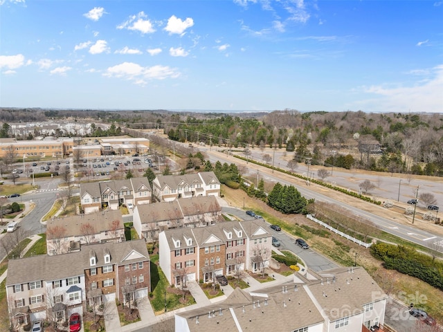 drone / aerial view featuring a residential view