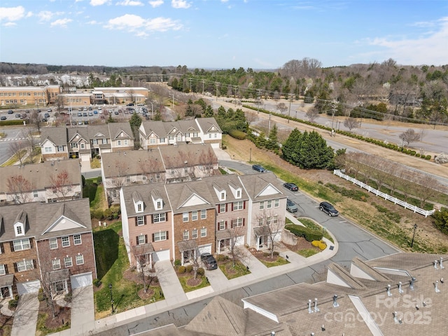 birds eye view of property featuring a residential view