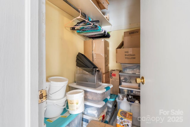 view of storage
