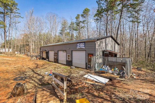 view of outbuilding featuring an outdoor structure