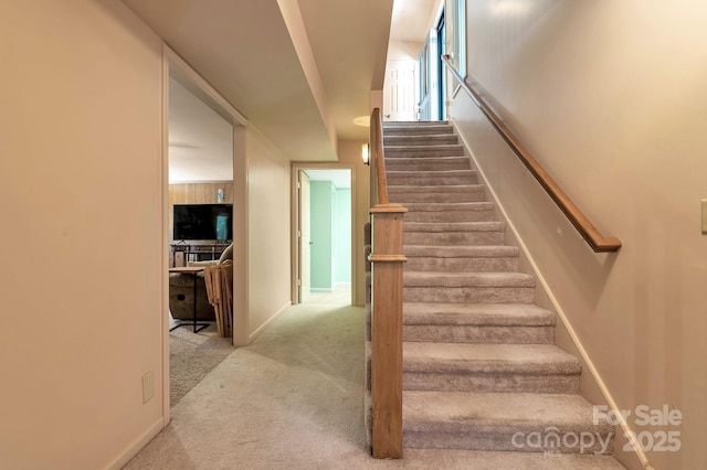 97 Ballantree Dr, Asheville, NC 28803 - stairway with carpet floors and baseboards