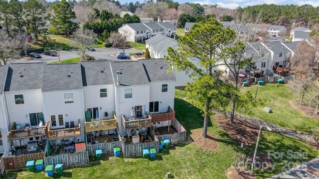 aerial view featuring a residential view