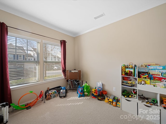 430 Battery Cir, Clover, SC 29710 - recreation room featuring visible vents and carpet