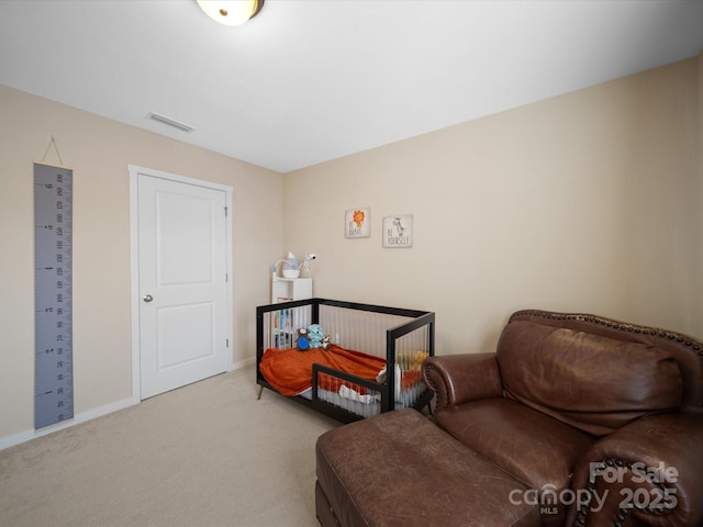 430 Battery Cir, Clover, SC 29710 - living area featuring visible vents, carpet floors, and baseboards
