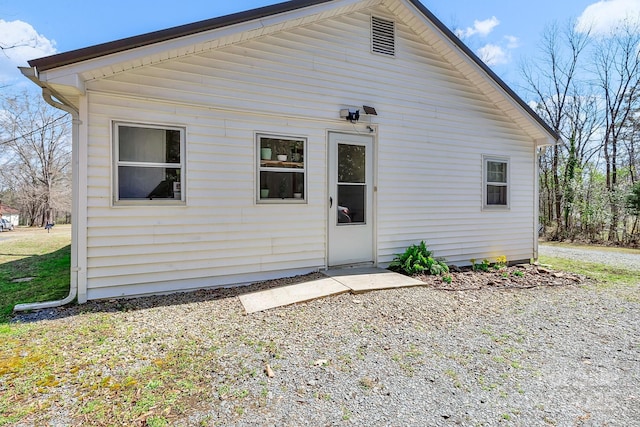 view of rear view of house