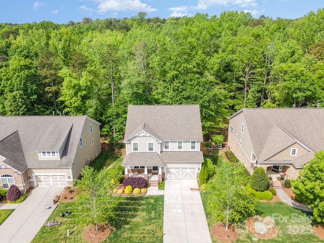 9428 Segundo Ln, Charlotte, NC 28278 - drone / aerial view with a view of trees