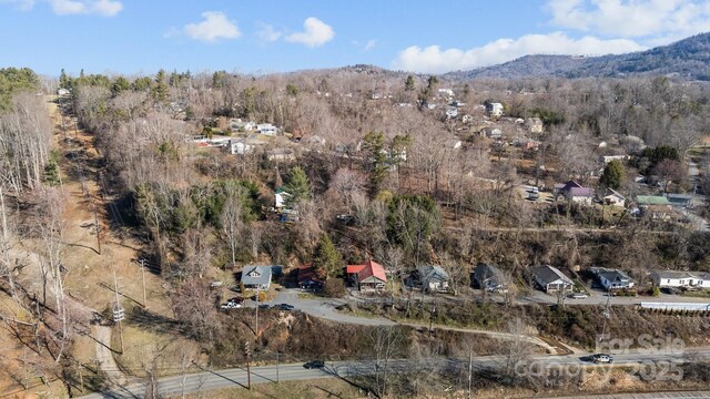 bird's eye view featuring a mountain view