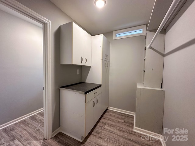 7812 Highbanks Ct, Charlotte, NC 28212 - interior space with baseboards and wood finished floors