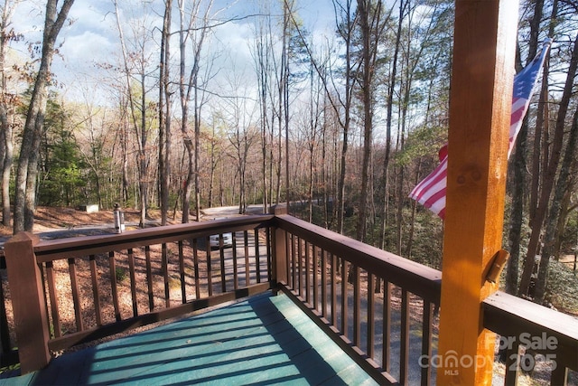 151 Pinewood Dr, Murphy, NC 28906 - view of wooden terrace