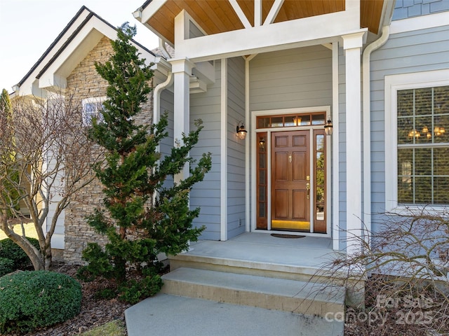 view of entrance to property