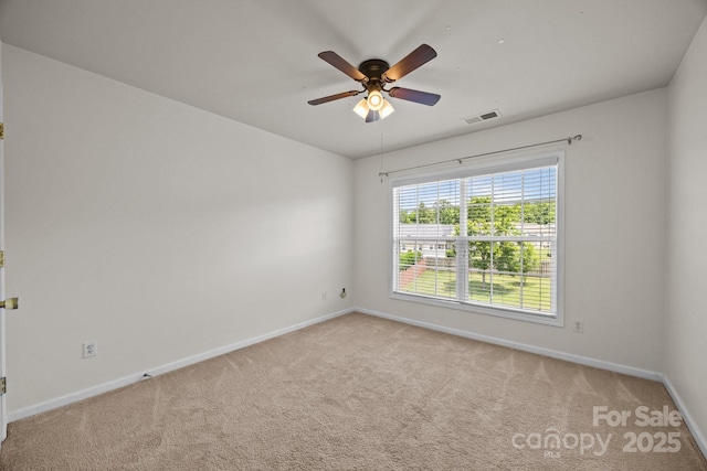 252 Legend Dr, Rock Hill, SC 29732 - carpeted empty room featuring baseboards and a ceiling fan