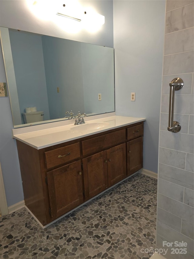 234 Pointe Cir, Rock Hill, SC 29732 - bathroom featuring stone finish flooring and vanity