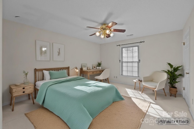 234 Pointe Cir, Rock Hill, SC 29732 - bedroom featuring light colored carpet and a ceiling fan