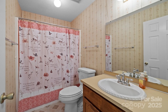 234 Pointe Cir, Rock Hill, SC 29732 - bathroom featuring vanity and a textured ceiling