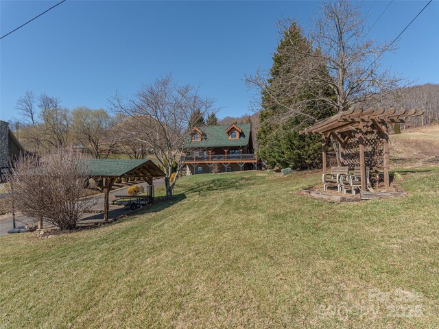 view of yard
