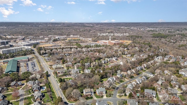 drone / aerial view
