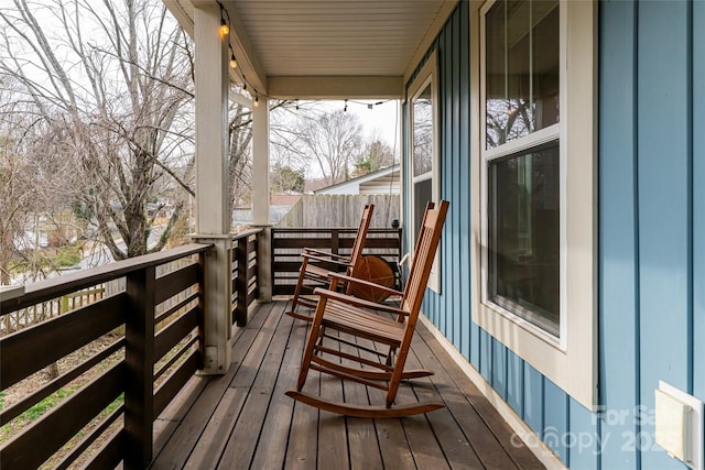 view of deck