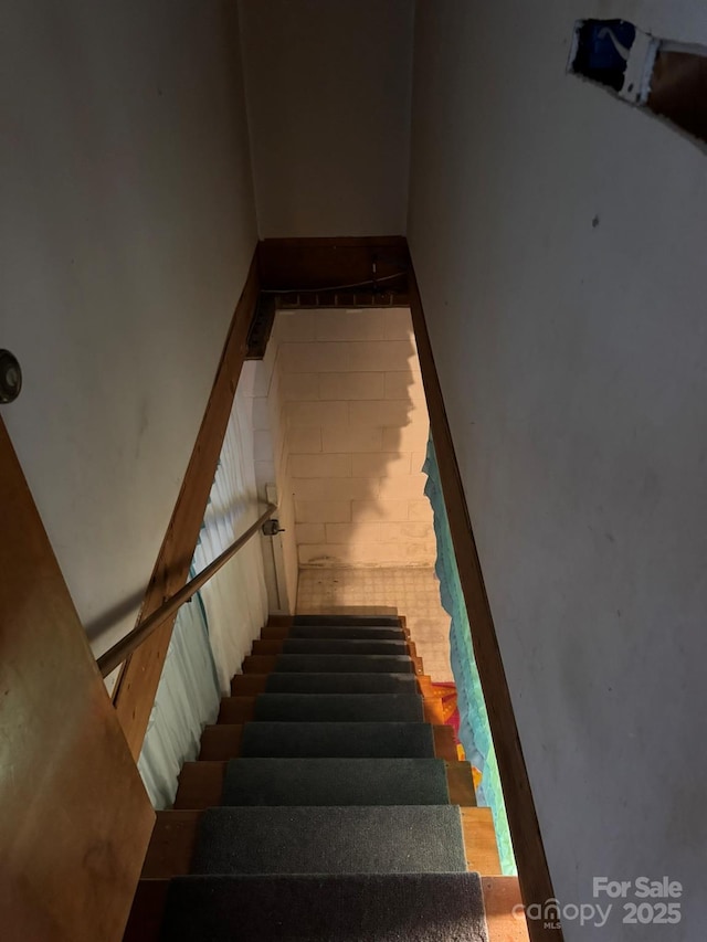 view of stairs