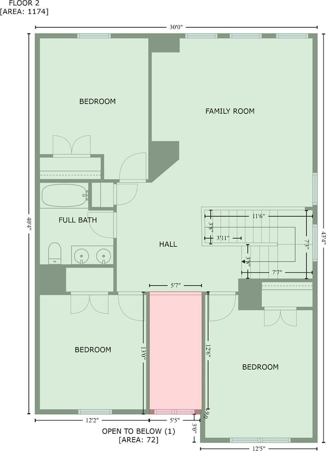12724 Hunting Birds Ln, Charlotte, NC 28278 - property floor plan