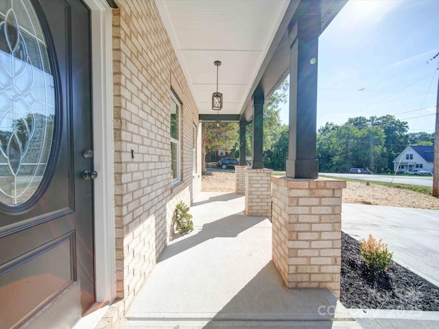 view of patio / terrace featuring a porch